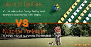 planul tarifar Prietenii vs Numere Preferate