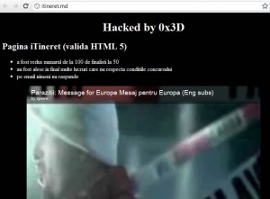 ITineret spart de hackeri 0x3D